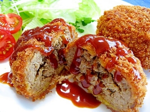 まるでお肉屋さん!我が家のメンチカツ